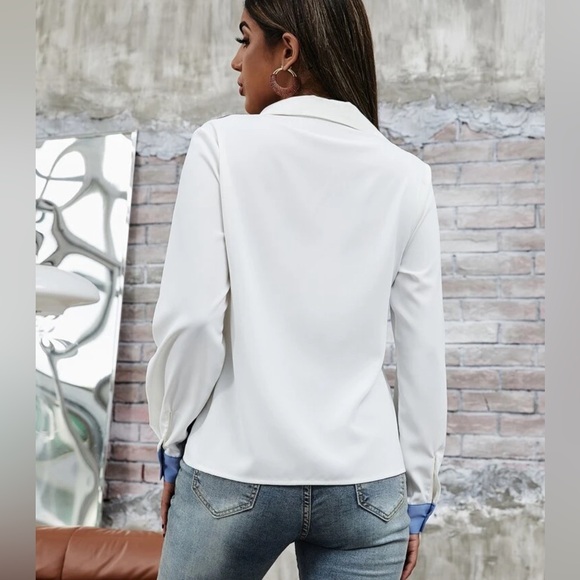 Color Block Color Shirt - Picture 3 of 4